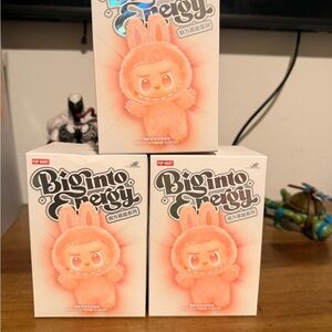 Pop Mart Bobo and Coco Pink Bunny Figure Labubu